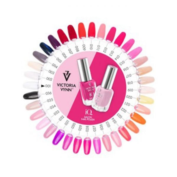 Color Chart Nail Polish IQ 1-36