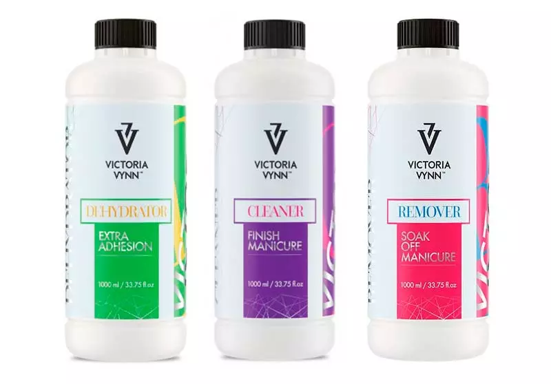 Victoria Vynn deshidratador, limpiador y quitaesmaltes